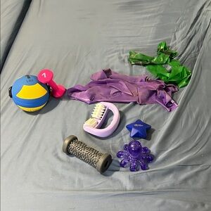 Colorful massage and weight training Set